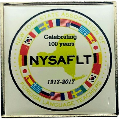 Digistock Lapel Pins - 1 1/2" W x 1 1/2" H Square